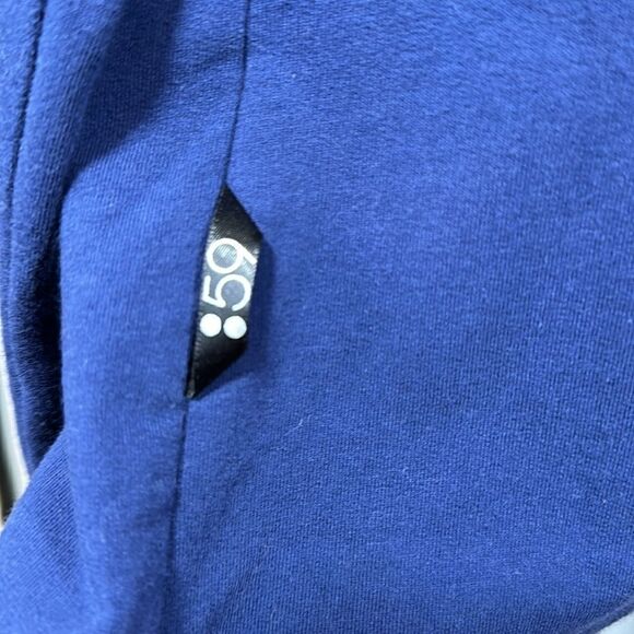 SPLITS59 Women's Draped Open Front Cardigan Jacket Blue Size Medium - Picture 10 of 11